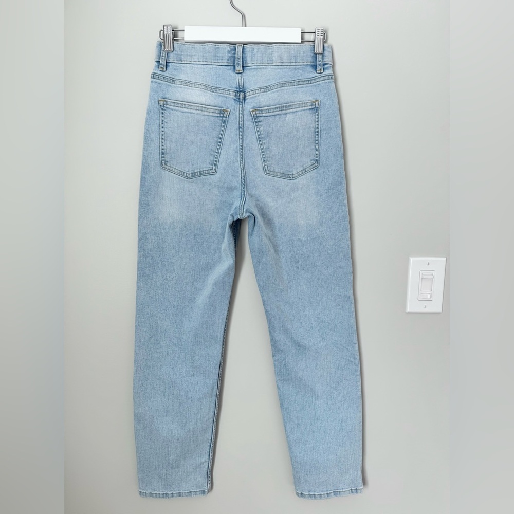 NWT Spanx Lycra Fitsense Slim Straight Jeans in Turner Wash Sz 6 - Picture 10 of 16